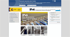 Desktop Screenshot of ipv6.es
