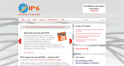 Desktop Screenshot of ipv6.org.nz