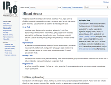 Tablet Screenshot of ipv6.cz