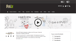 Desktop Screenshot of curso.ipv6.br