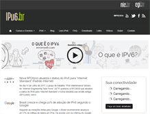 Tablet Screenshot of curso.ipv6.br